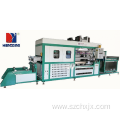 Automatic blister thermoforming machine for plastic tray